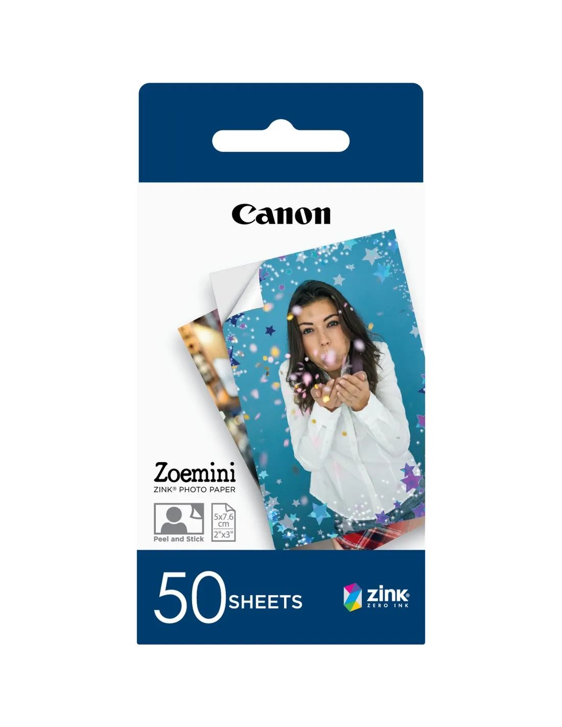 CANON ZINK PAPEL FOTOGRAFICO 50 HOJAS