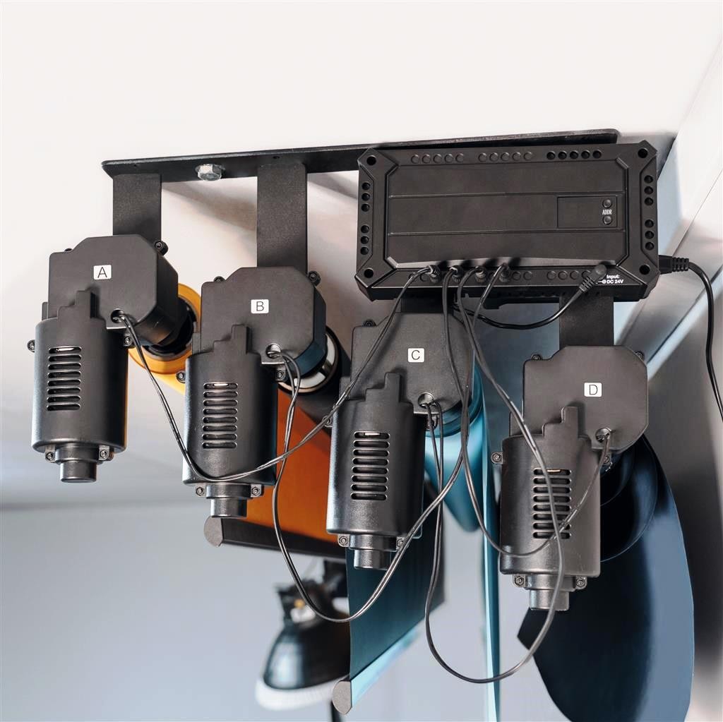 DORR SISTEMA SOPORTE DE FONDOS MOTORIZADO 2.4G - 4 FONDOS REF. D373126
