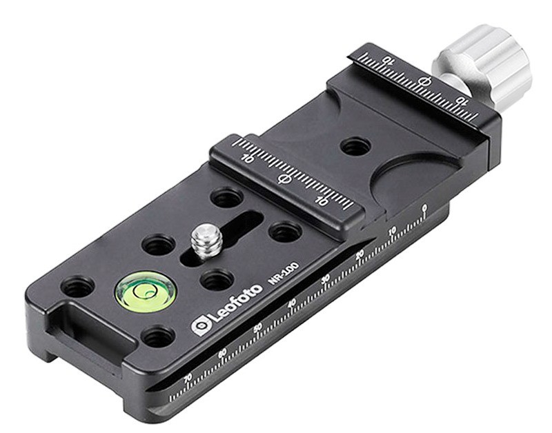LEOFOTO RAIL NR-100 CORREDERA NODAL CON ABRAZADERA