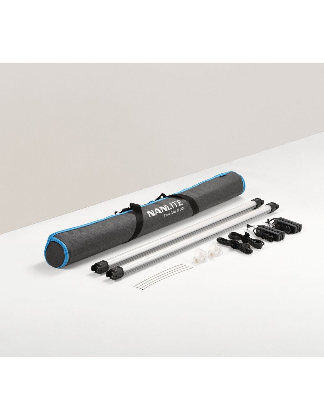 NANLITE PAVOTUBE II KIT 2X CON BATERIA 30C