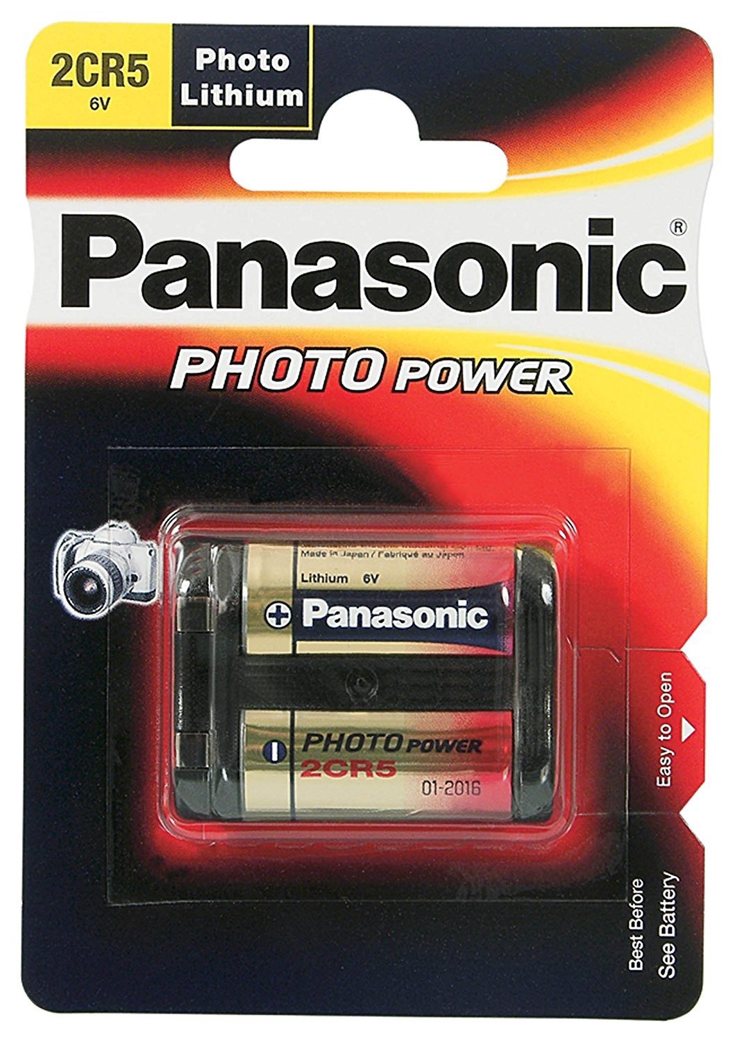 PANASONIC PILA LITHIO 2CR5