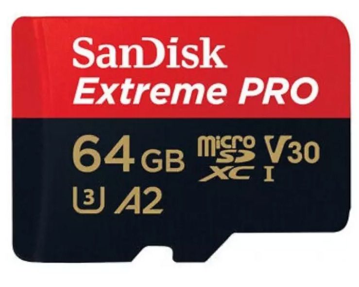 SANDISK TARJETA EXTREME PRO MICRO 64GB 200M/S FB