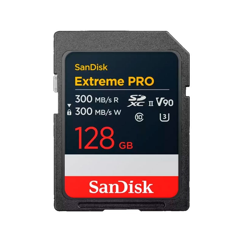 SANDISK TARJETA SD EXTREME PRO 8KV90 SDXC UHS-II 300MB 128GB